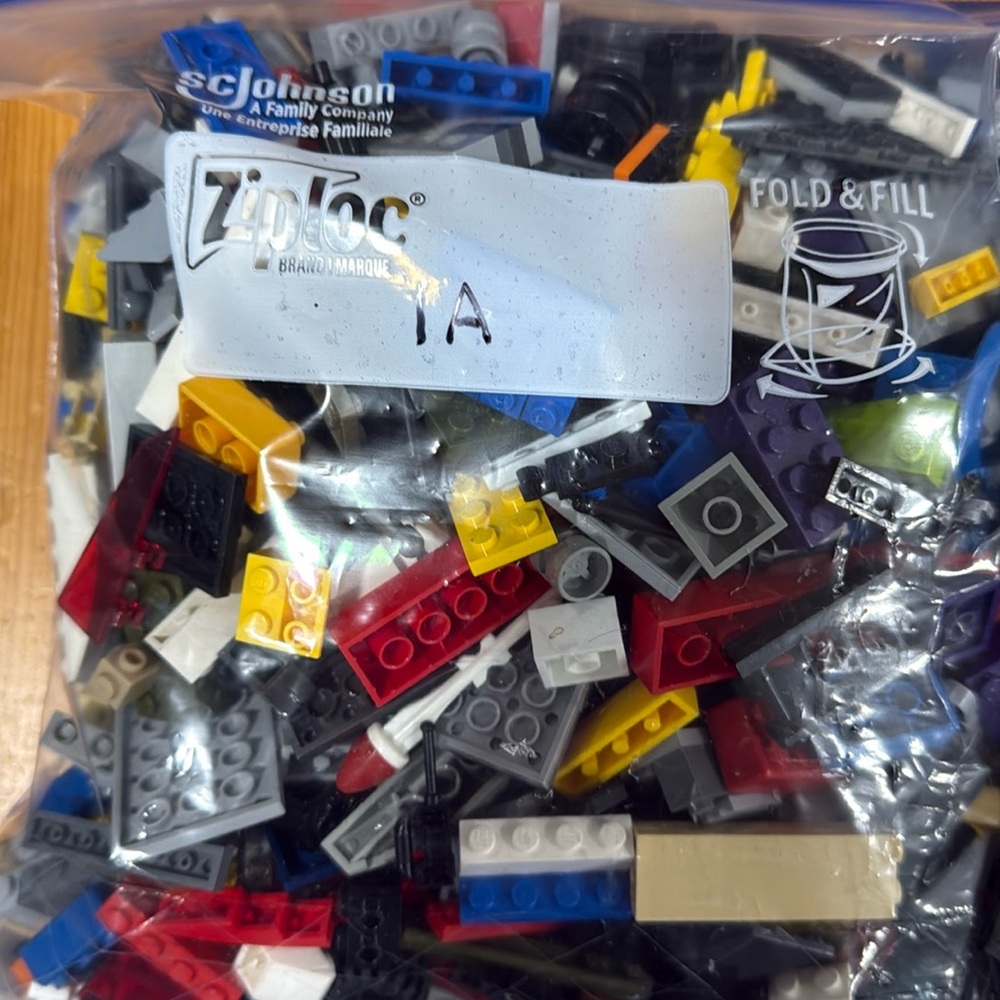 Approximately 6 lbs of miscellaneous Lego pieces total of 3 bags